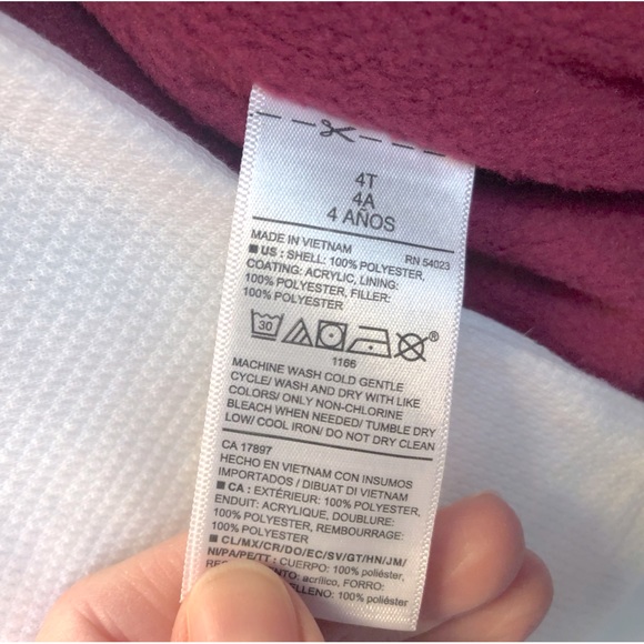 Old Navy long sleeve thermal and puffer vest, 3T (4T has been sold) - Picture 5 of 11